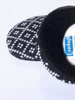 Earbags Schwarz Raute