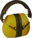 Earmuff yellow with logoprint