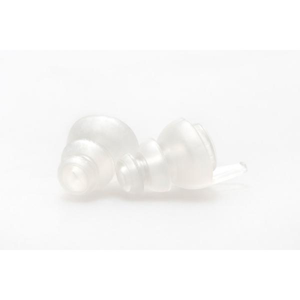 Crescendo Zusatz-Ohrstücke, für Crescendo Gehörschutzstöpsel, Größe S, transparent