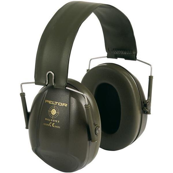 3M Peltor Bulls Eye I earmuffs, hearing protection for hunters & shooters, green, SNR 27 dB