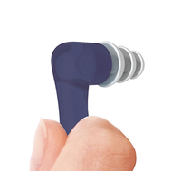 Otifleks Showersafe Gehörschutzstöpsel, Ohrstöpsel zum Duschen, schützen vor Wasser, wiederverwendbar, Größe M