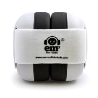 Ems for Kids Baby earmuffs, hearing protection for babies and toddlers, white, SNR 27 dB