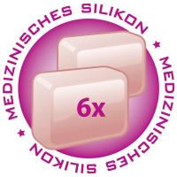 SANOHRA Silicon Ohrstöpsel zum Schlafen, Arbeiten, Schwimmen, gegen Schnarchen, SNR 24 dB, 6 Stück
