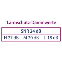 SANOHRA Silicon Ohrstöpsel zum Schlafen, Arbeiten, Schwimmen, gegen Schnarchen, SNR 24 dB, 6 Stück