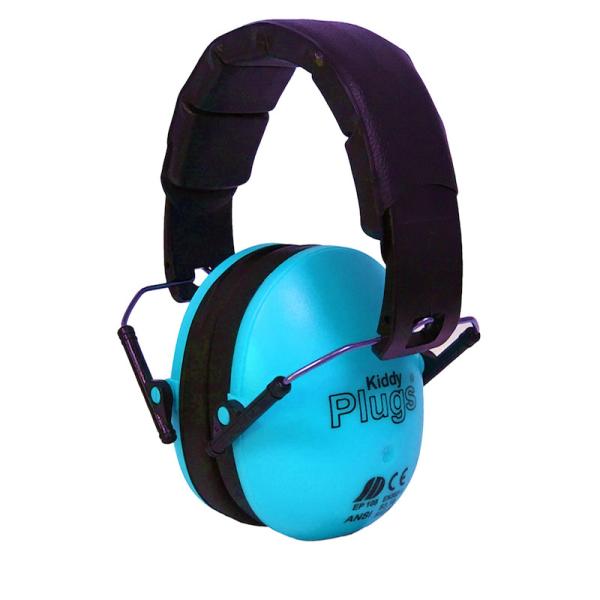 KiddyPlugs Kapselgehörschutz für Kinder, Gehörschutz für Schule & Freizeit, blau, SNR 24 dB