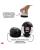 Ems for Kids Baby earmuffs, hearing protection for babies and toddlers, SNR 27 dB Schwarz mit weißem Kopfband