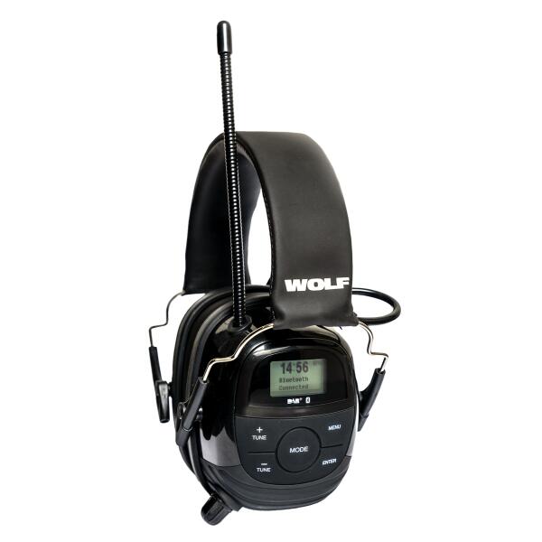 WOLF Headset Pro Kapselgehörschutz mit Bluetooth,...