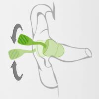 Durch leichtes Drehen am Griff kann die Position der Ohrstöpsel MOLDEX Twisters Cord 6441 im Gehörgang ganz leicht angepasst werden. Der Ohrstöpsel sitzt dadurch besonders komfortabel.