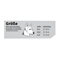 Use our size chart to easily find the right size of Rex Specs Ear Pro dog hearing protection for your dog.