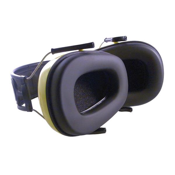 Moldex M4 6110 Kapselgehörschutz, Gehörschutz für Arbeit & Hobby, gelb, SNR 30 dB