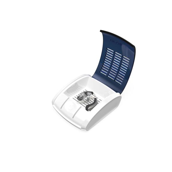Flow-Med Dry Sun UV 2 Trockenbox, Trockenstation zur Reinigung, Trocknung und Hygiene von Hörgeräten