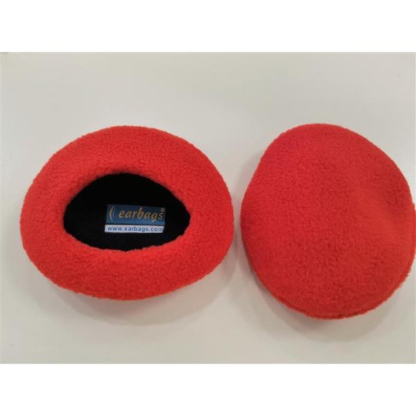 Earbags Ohrwärmer, Ohrenschützer gegen Kälte und Wind, Größe S, rot
