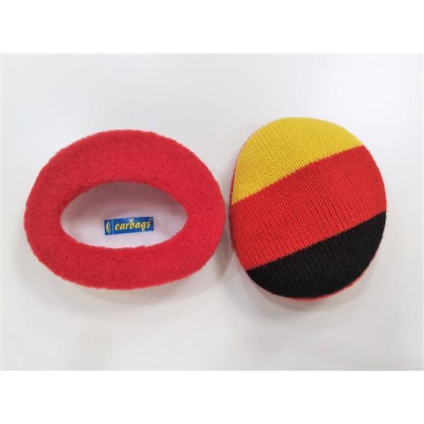Earbags black/red/gold M