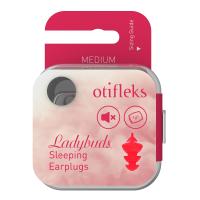 Otifleks Ladybuds Gehörschutzstöpsel, Ohrstöpsel zum Schlafen, wiederverwendbar, 1 Paar, SNR 30 dB