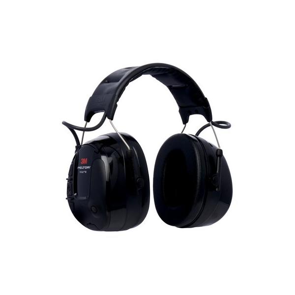 3M Peltor ProTac III earmuffs, hearing protection for work & hobby, active, black, SNR 32 dB
