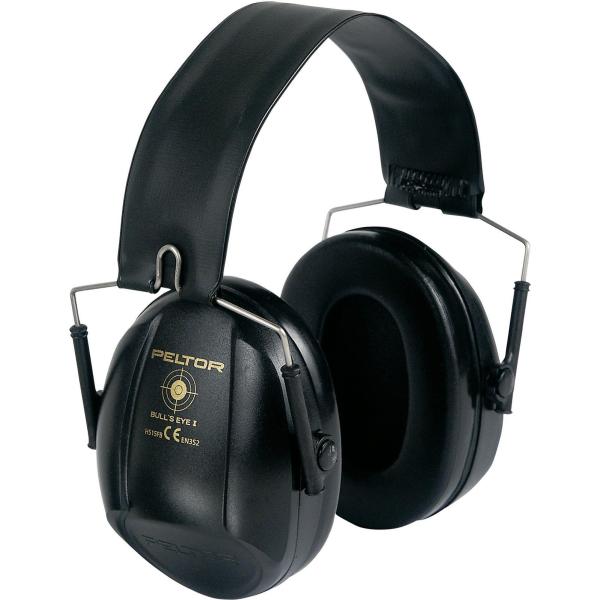3M Peltor Bulls Eye I earmuffs, hearing protection for hunters & shooters, black, SNR 27 dB
