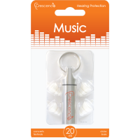 Crescendo Music earplugs, earplugs for music, concerts...
