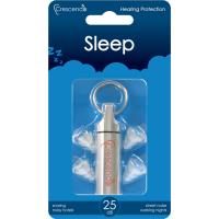 Crescendo Sleep earplugs, earplugs for sleeping, reusable, 1 pair, SNR 24 dB